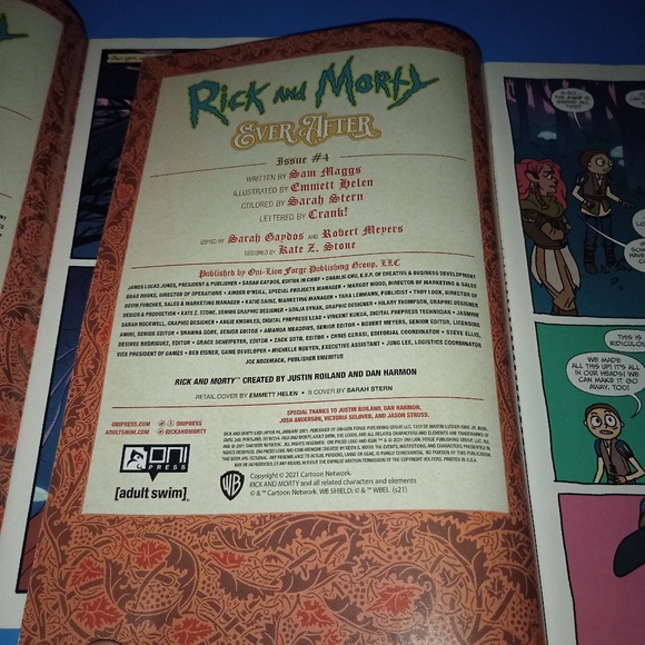 Rick & Morty Ever After Comics #3 And #4 Oni Press Comics Adult Swim 2020 Mature - Picture 4 of 14